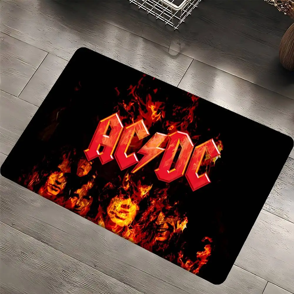 روك باند-AC-DC المدخل السجاد عدم الانزلاق غرفة الغسيل حصيرة الغسيل ديكور شرفة الطفل غرفة المعيشة المرحاض البساط