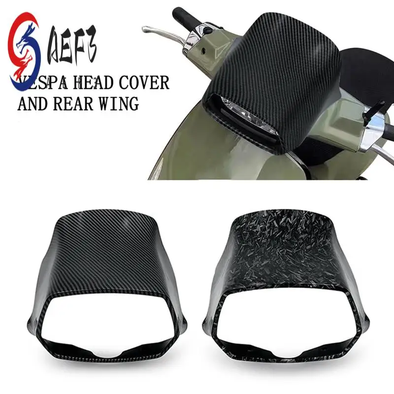 

AEF3-Motorcycle Front Fairing Headlight Cover Windshield Fairing For Vespa Sprint 150 Motorcycle Accessories