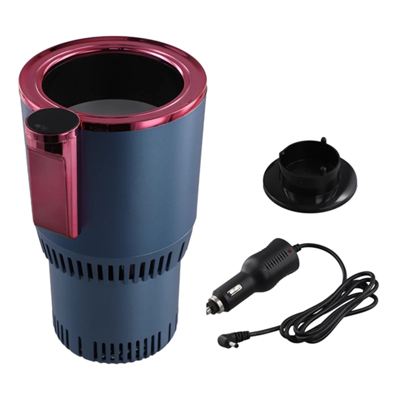 12V Car 2 In 1 Heating Cooling Cup Warmer Cooler Cup Smart Cup Holder Digital Display Temperature Drinks Holders