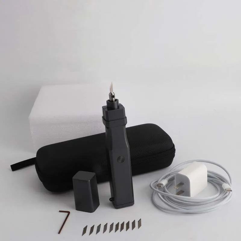 Cuchillo de corte ultrasónico vibratorio de mano, herramienta de grabado y corte de resina, plástico, madera y cera, para joyería, grabado manual DIY