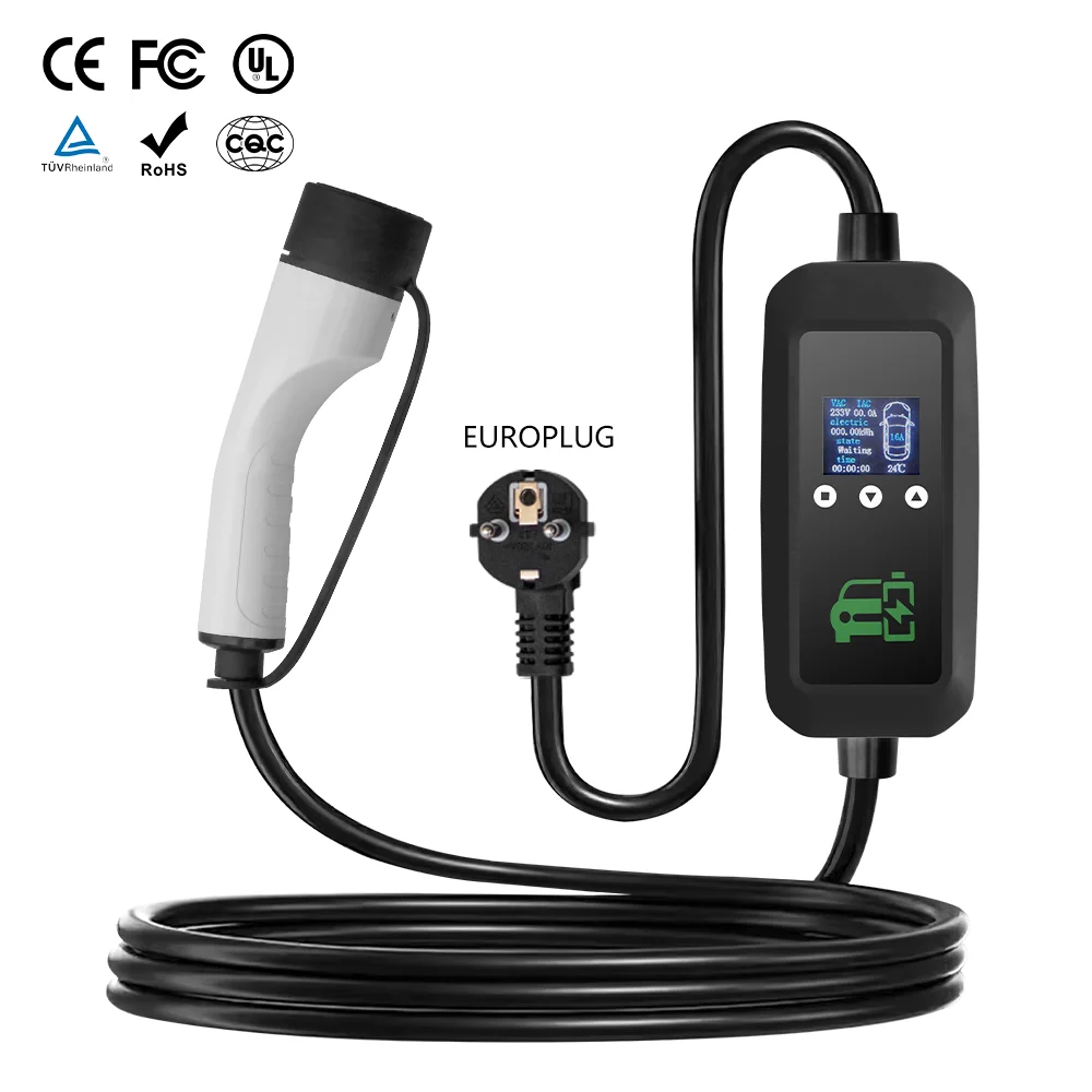 

Factory Direct Sale New AC 22kW 16A/32A Portable EV Charger With Type 2 Interface For Home Use