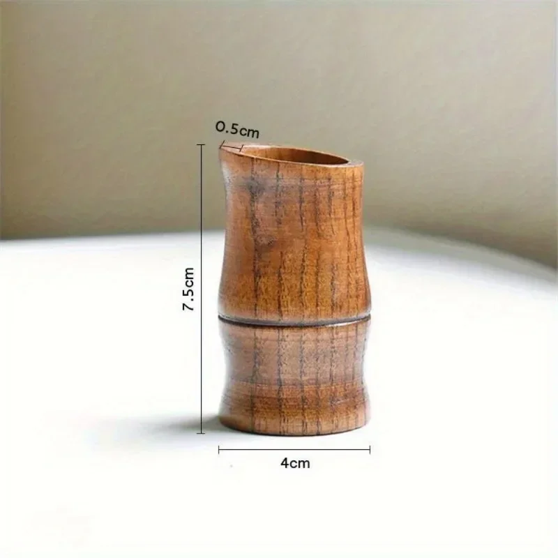 1Pc Wood Toothpick Storage Box Cylinder Tooth Pick Holder Home Kitchen Decoration Accessories