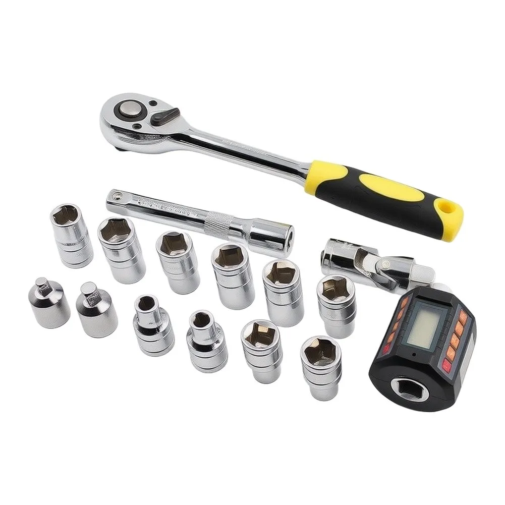 Digital Torque Meter Torque Gauge 3-30N.m 13.5-135N.m 20-200N.m Digital Torque Adapter Torque Wrench Set