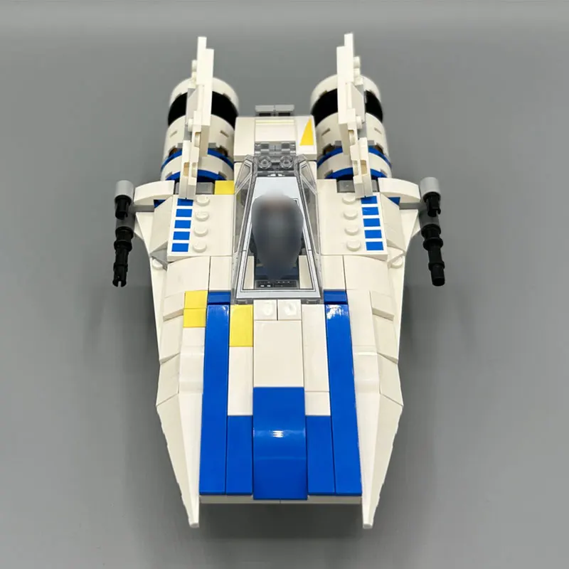 284 шт. MOC- 220010   Знаменитая звезда фильма A-Wing модель космического истребителя DIY творческие идеи детские игрушки на день рождения подарочные блоки