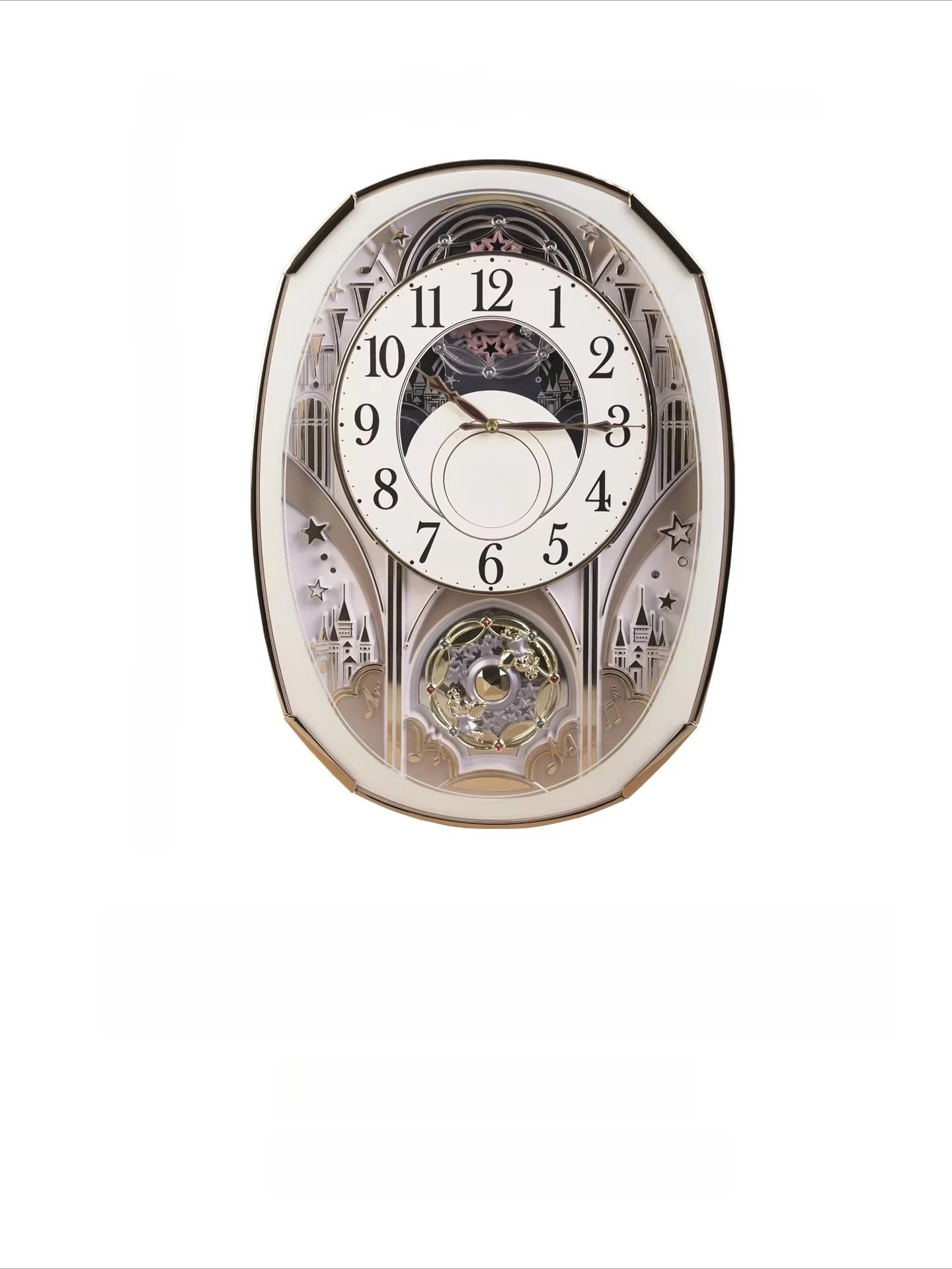 Silent wall clock, living room home light luxury simple fashion creative clock wall watch hanging wall