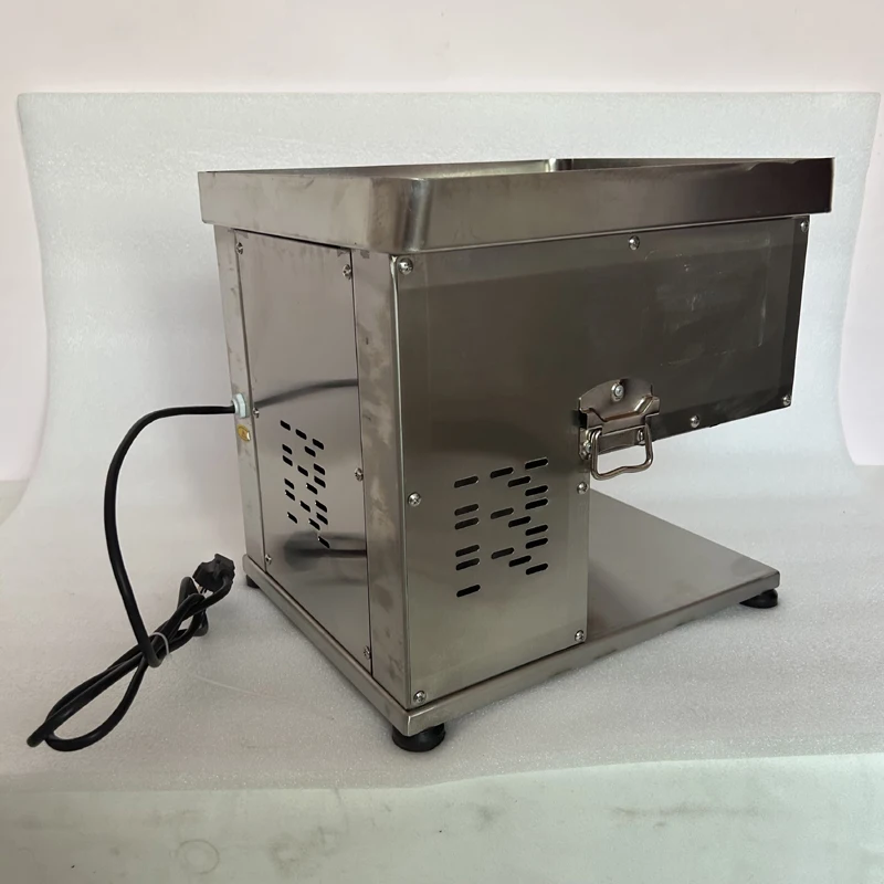 Fleischstreifen-Schneidemaschine, kommerzieller Edelstahl-Schneider, gewürfeltes Fleisch, abnehmbarer Fleischschneider, geschreddert