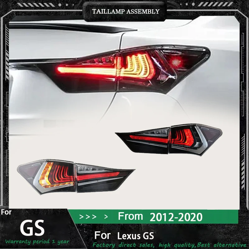 

For Lexus GS GS250 GS300 LED Tail Light 2012-2020 Rear Stop Lamp Brake Signal DRL Reverse Automotive Accessories Driving lights