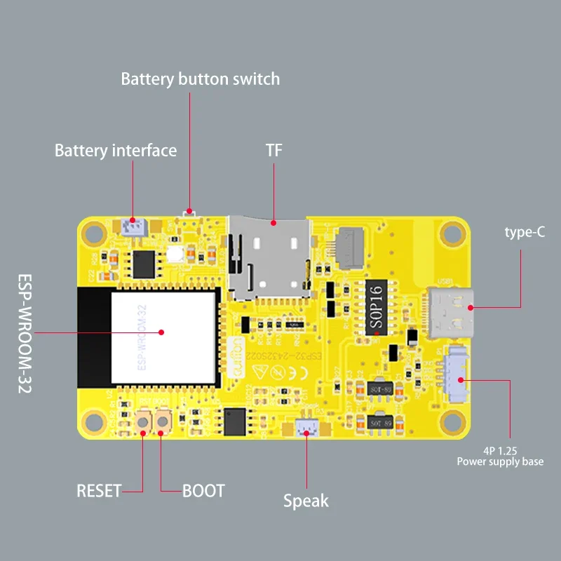 ESP32 Arduino LVGL scheda di sviluppo WIFI e Bluetooth 2.2 \