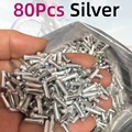 80Pcs Silver