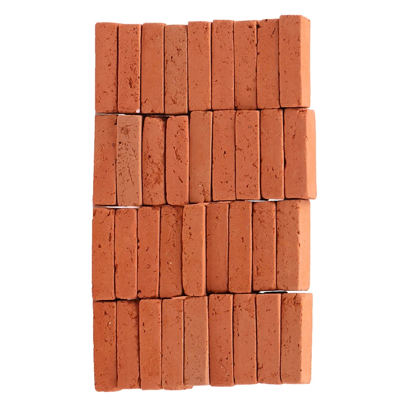 50 Pcs 1/16 Miniature Simulation Brick DIY Sand Table Diorama Landscape Scenery