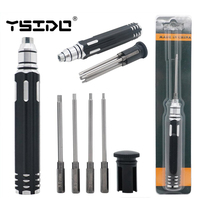YSIDO 4 In 1 Hexagon Socket Screwdriver Set Allen Driver H1.5 2.0 2.5 3.0mm Modeling Making Tool For RC Plane FPV Drone Parts