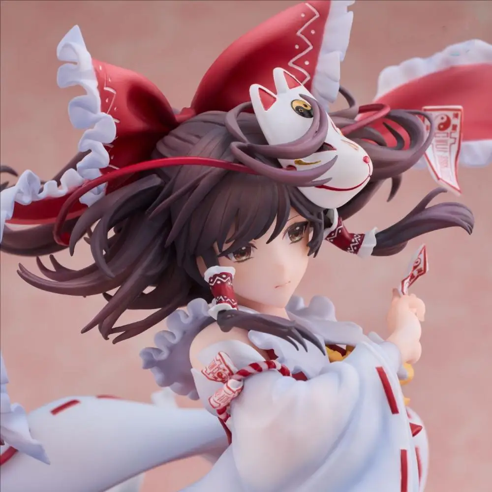 

Touhou Project Anime Character Shrine Shrine Maiden Hakurei Reimu Kawaii Pvc Model Statue Collectibles Ornament for Fans Gifts
