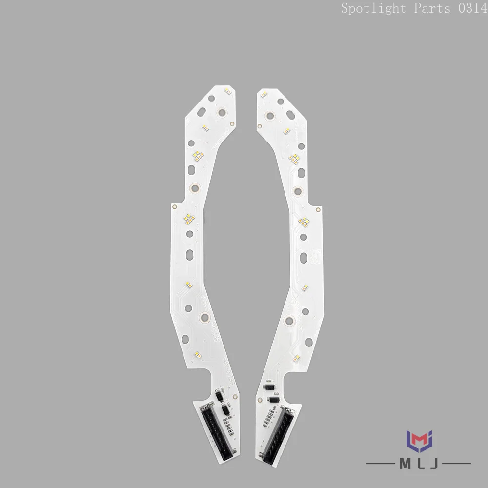 For Volvo V40 2017-2019 Front Headlight White Light DRL Light Source Chip Lamp Tube Light Guide Strip Angel Eye Ballast Module - view 2