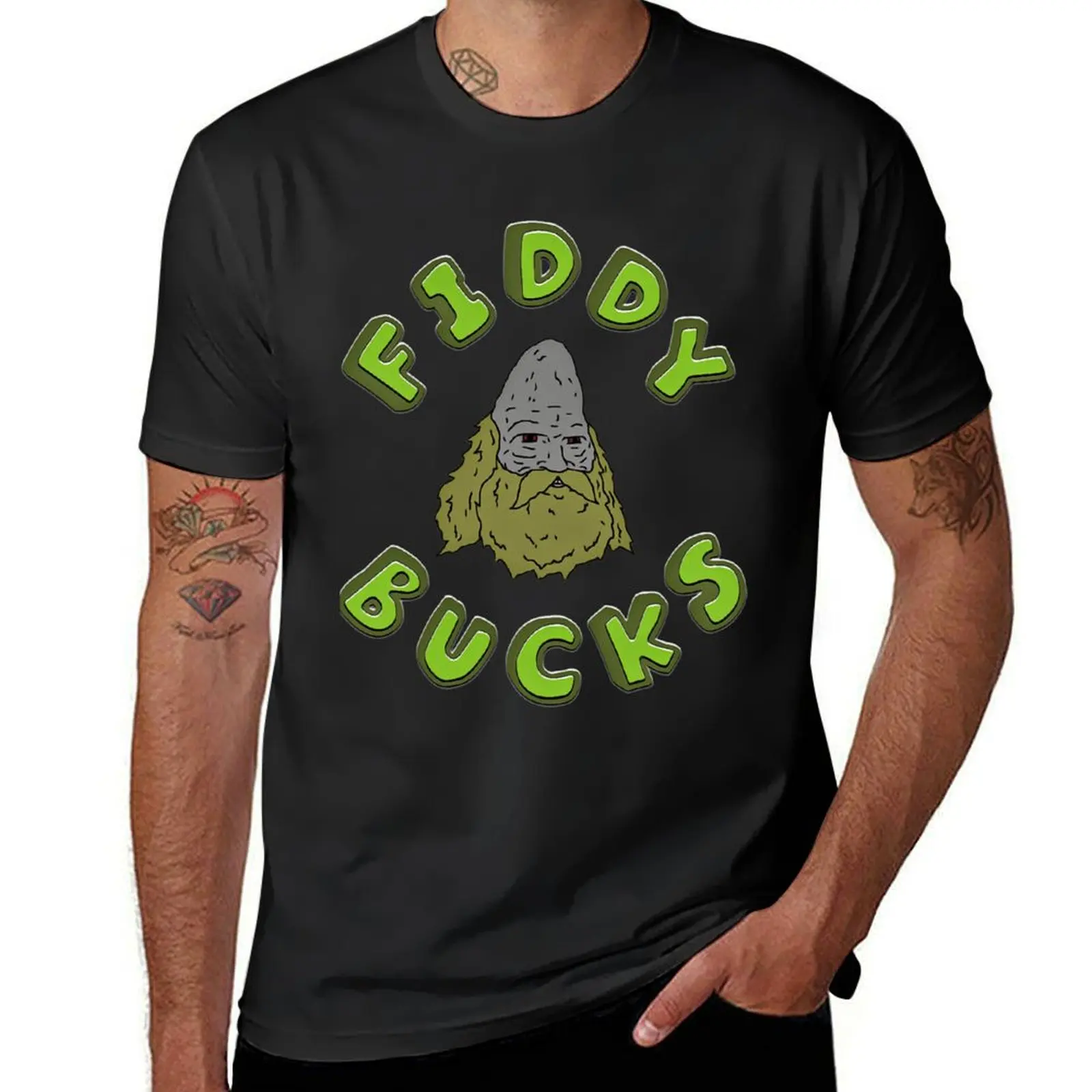 Fiddy Bucks The Big Lez Show T-Shirt tops plus size tops vintage mens cotton t shirts