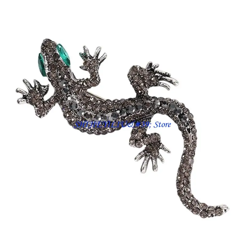 E21F Antique Brooch Alloy Crafted Fashion Accessory Individualized Gift Choice