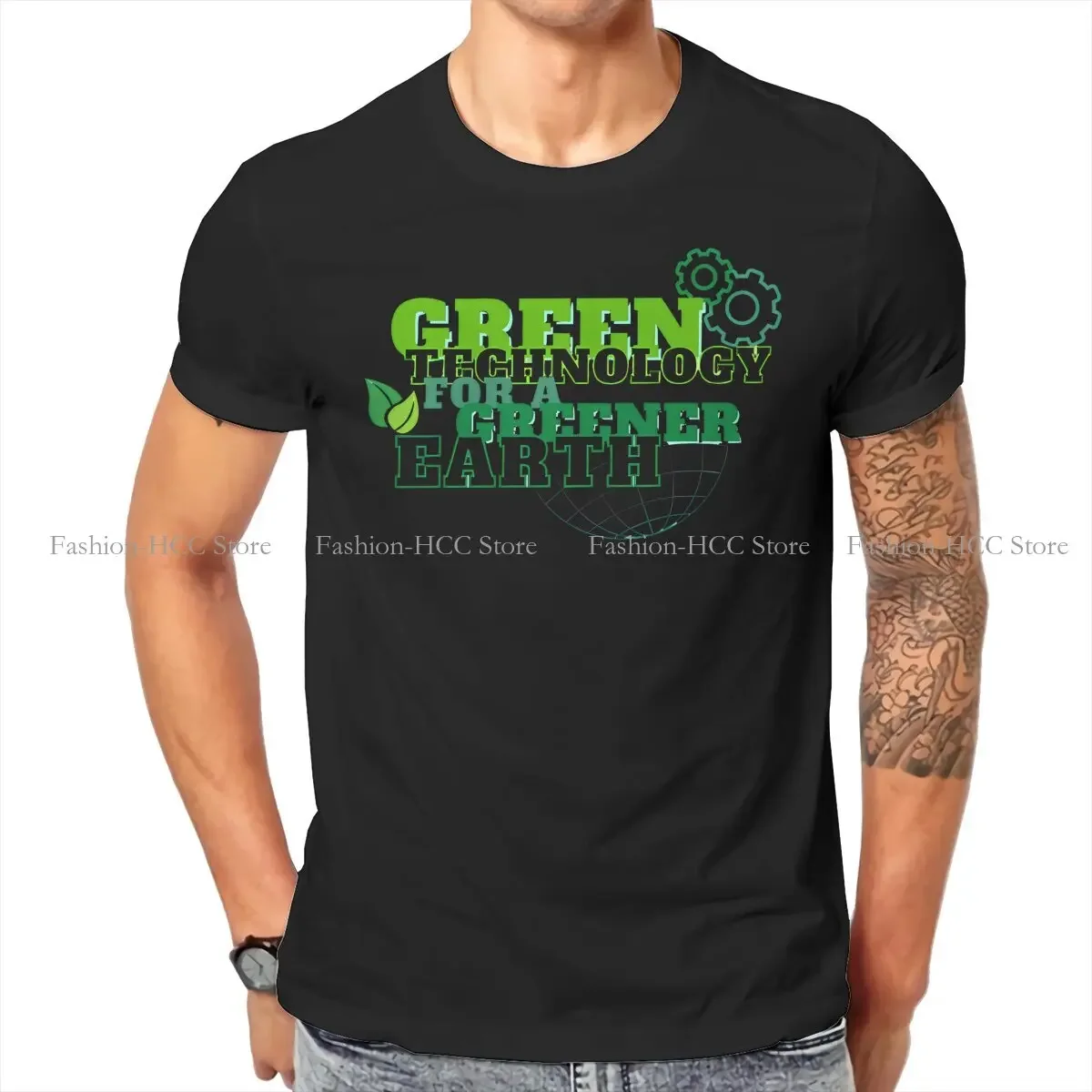 Green Technology For A Greener Earth   Environmentalist  Sustainable TShirt Environmental Protection and Technology  T Shirt Men