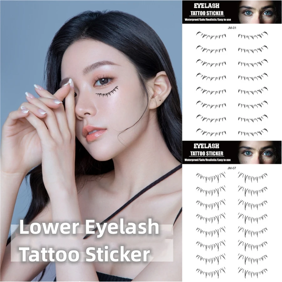 

1PC Lower Eyelash Tattoo Stickers of Waterproof Excellence and Natural Loveliness to Manifest Gorgeousness