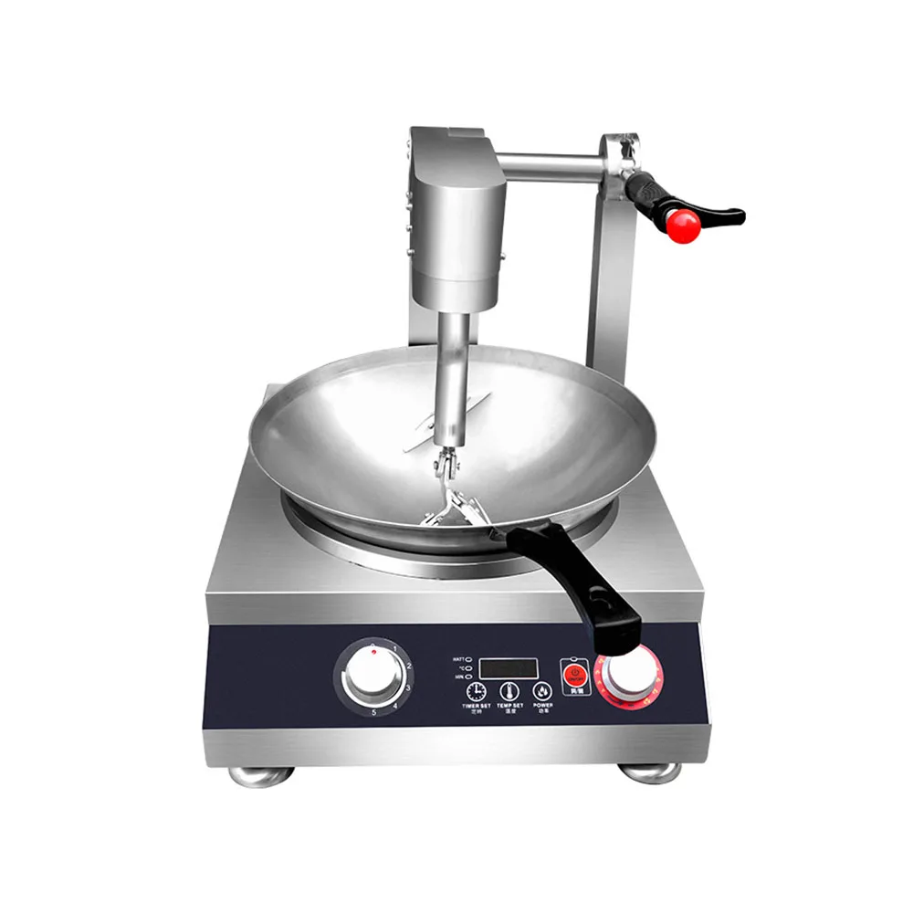 Automatic Intelligent Stir-Frying Robot Stir-Fried Rice Electromechanical Cooker Magnetic Gas Automatic Cooking Machine