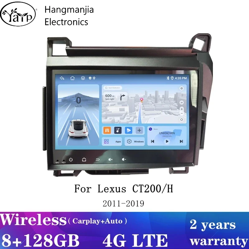 

For Lexus CT200H CT200 Android Auto GPS Navigation Stereo Car Radio Multimedia Video Player Autoradio Head Unit Carplay no dvd