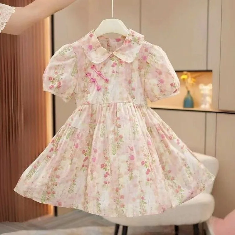 

Летние платья для девочек 2026: Подростковые и детские платья для девочек, одежда с мультяшным котом, платье принцессы для девочек, подростковое детское платье