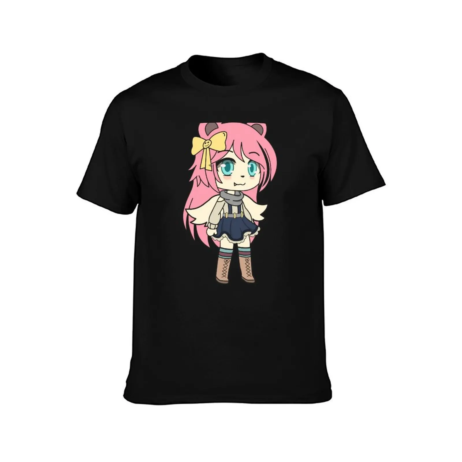 Cute Gacha - Yuki Chan Gacha Life Girl with Wings T-Shirt cotton t shirt pack T-Shirt