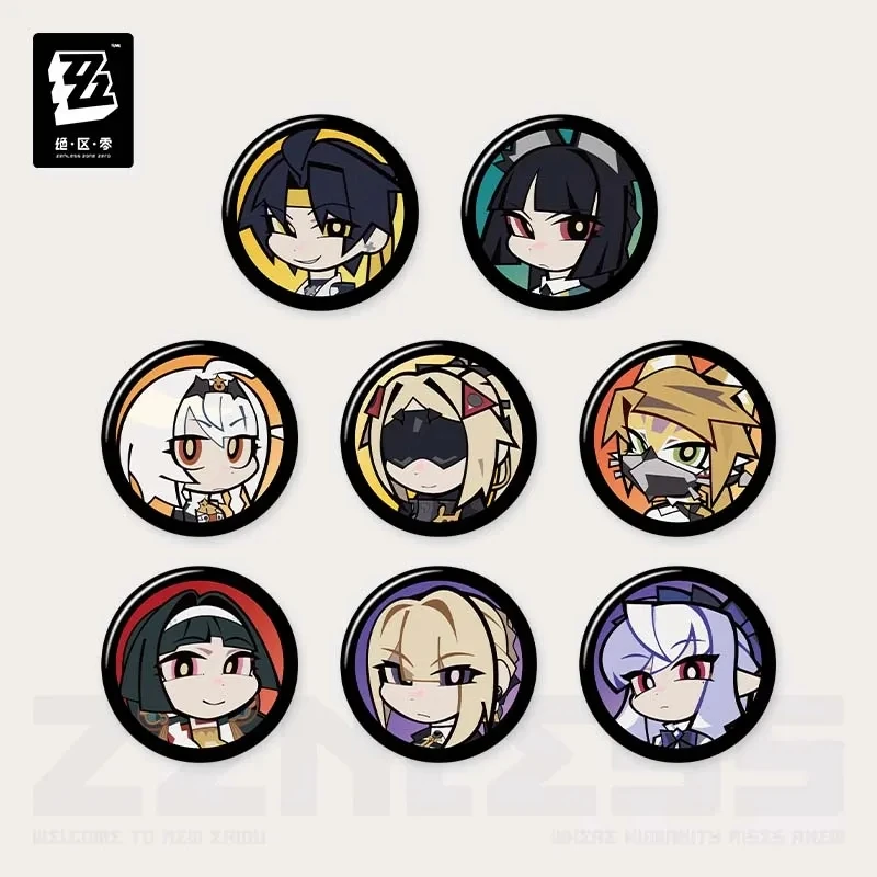 

Официальная игра miHoYo Zenless Zone Zero Agent Avatar, мини-значок Lucky Box The Fourth Bullet, аниме-брошь, реквизит, косплей, рождественские подарки