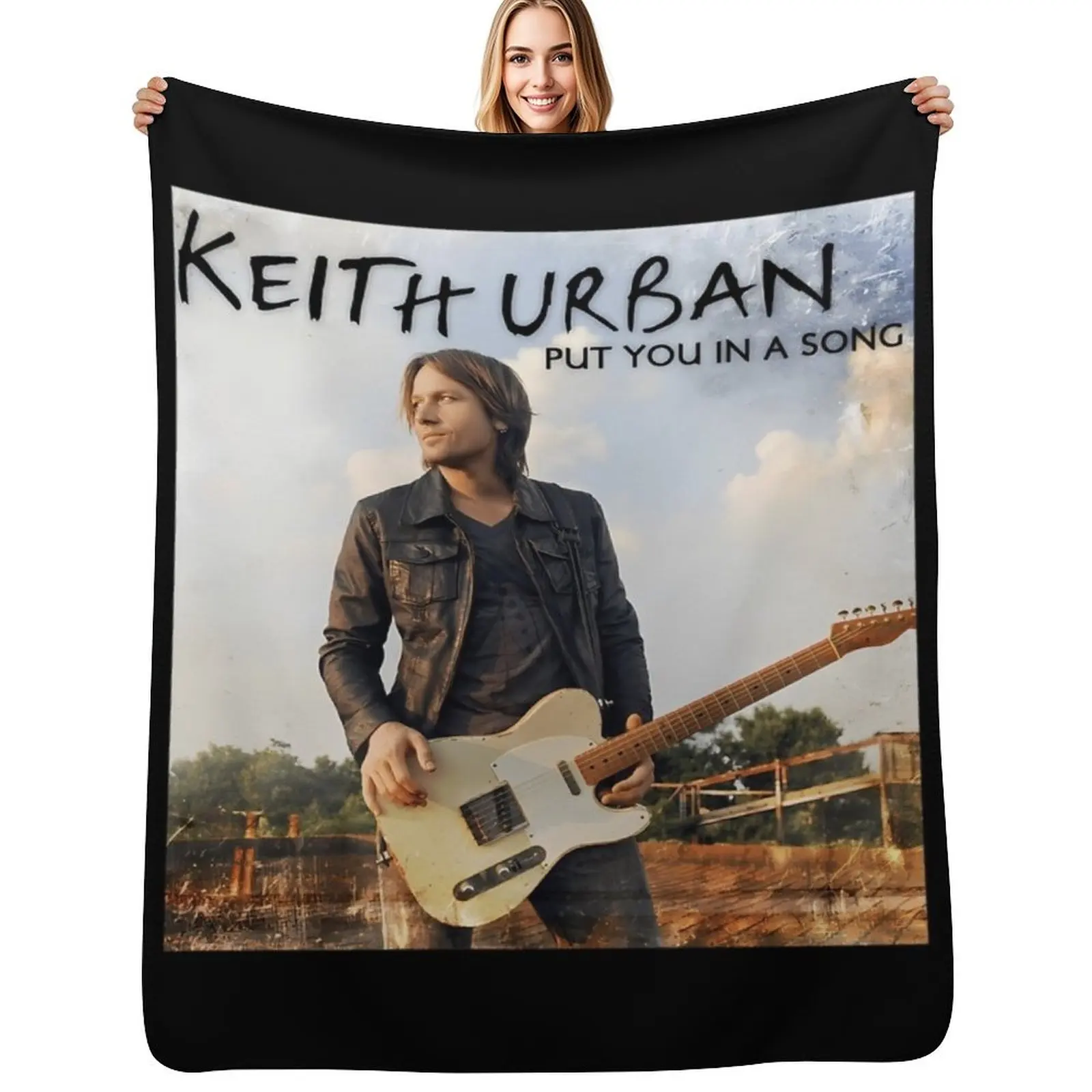 

keith urban tour date lovh4 Throw Blanket Warm Napping Blanket for Office Couch Bed