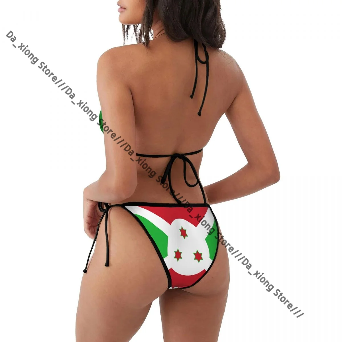 Traje de baño de mujer Conjunto de bikini sexy Traje de baño Bandera del Burundi Traje de baño de dos piezas