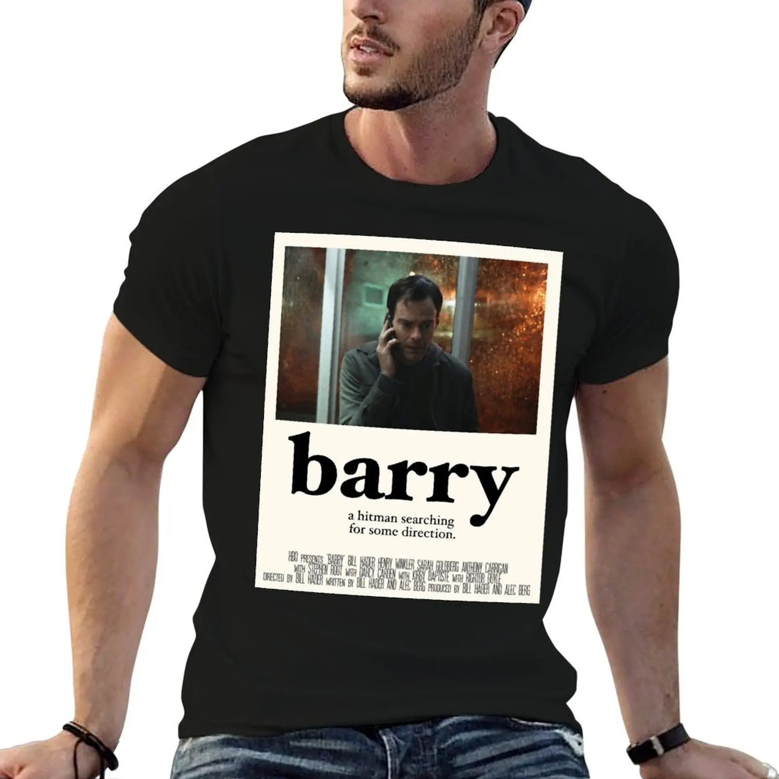 BARRY Indie Movie Style Minimalist T-Shirt t shirt man casual t shirts for man slim fit t shirt for man T-shirt
