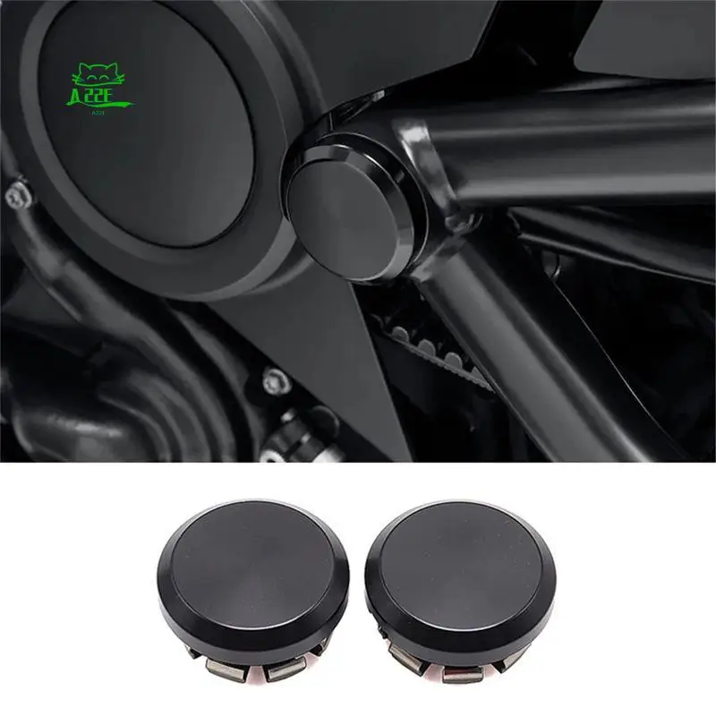 A22E-Motorcycle Front+Rear Axle Nut Covers For Sportsters S Pan America 1250 RH1250 S PAN AMERICA 1250 S PA1250