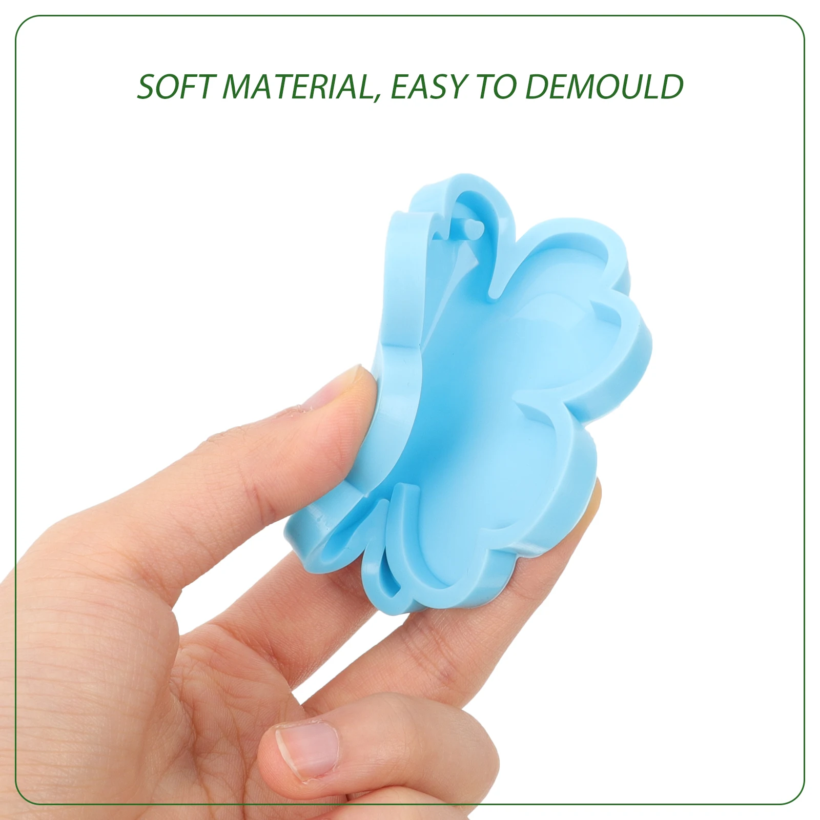 

Shamrock Stencil Mini Loaf Tins Epoxy Resin Decor Molds Jewelry Craft Keychain Silicone St Patrick Day Casting Mold Lightweight