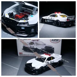 Mini GT x Kaido House 1/64 Skyline GT-R R34 Works (V2 Aero) Diecast Model Car Collection Limited Edition Hobby Toys