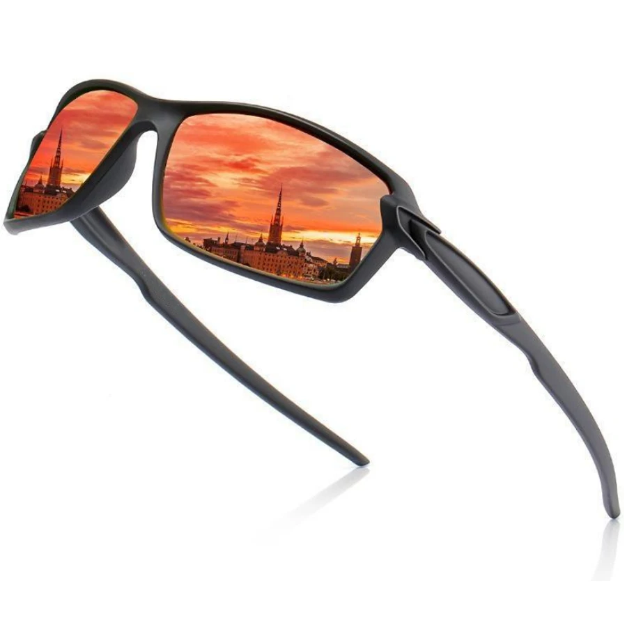 Newest Sunglasses Men Women Polarized Sun glasses Trendy Retro Mirror Lens Outdoor Sports Fishing Hiking Driving