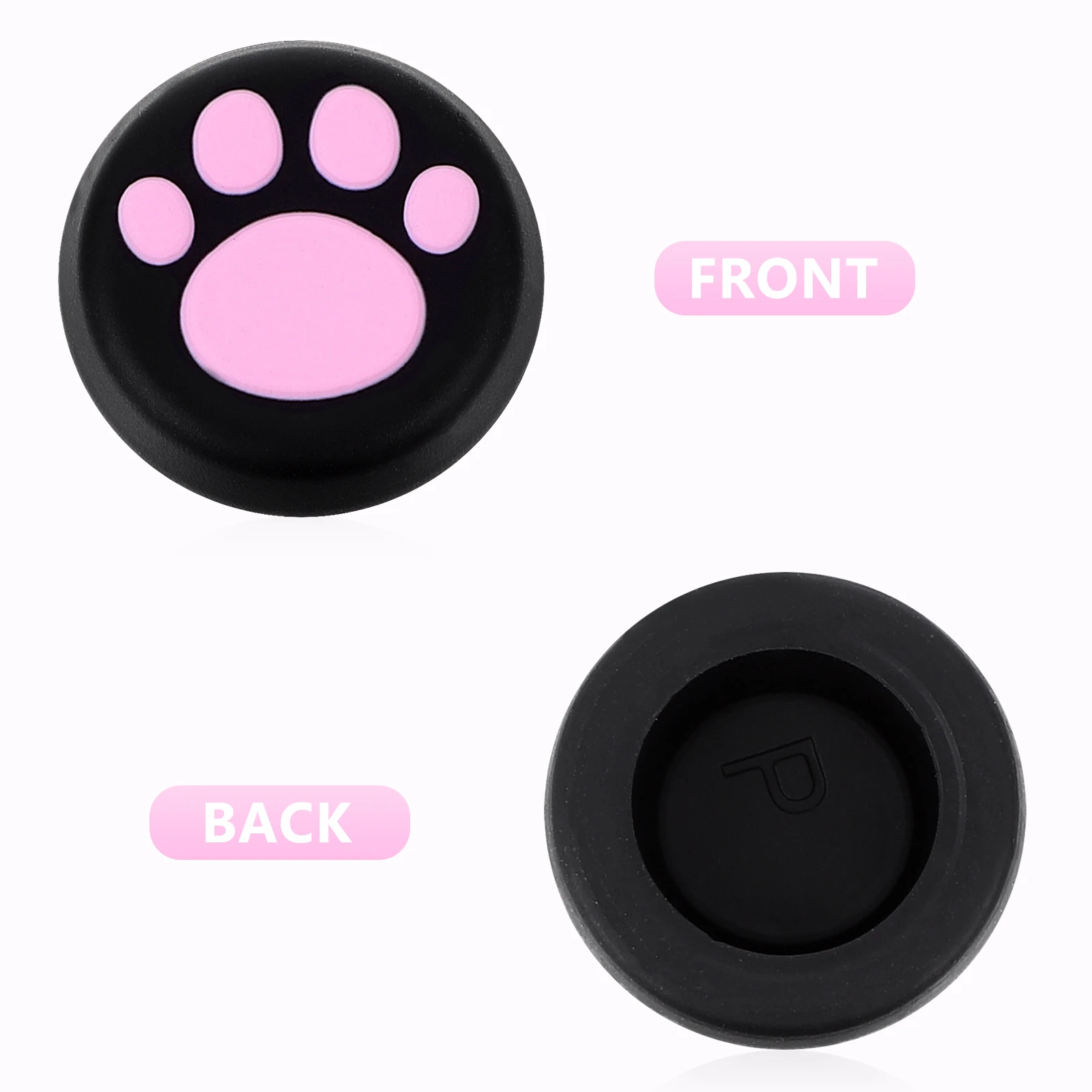 

16 Pcs Silicone Cap with Handle Joystick Cover Caps Cat Claw Thumb Grip Skull Controller Silica