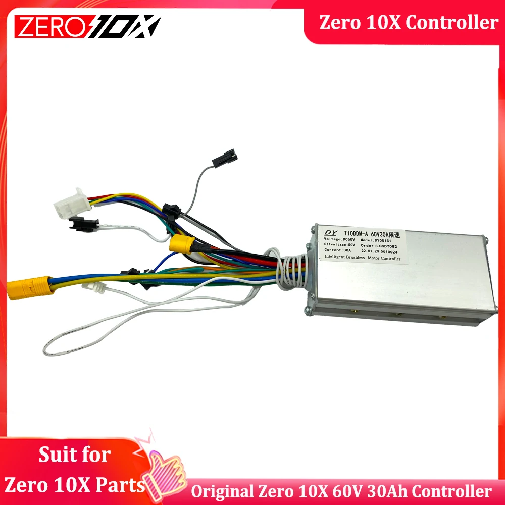 

Original Zero 10X 60V 30Ah Controller Zero 10X Front Rear Controller Zero 10X Controller With Speed Limit Wire for Zero 10X