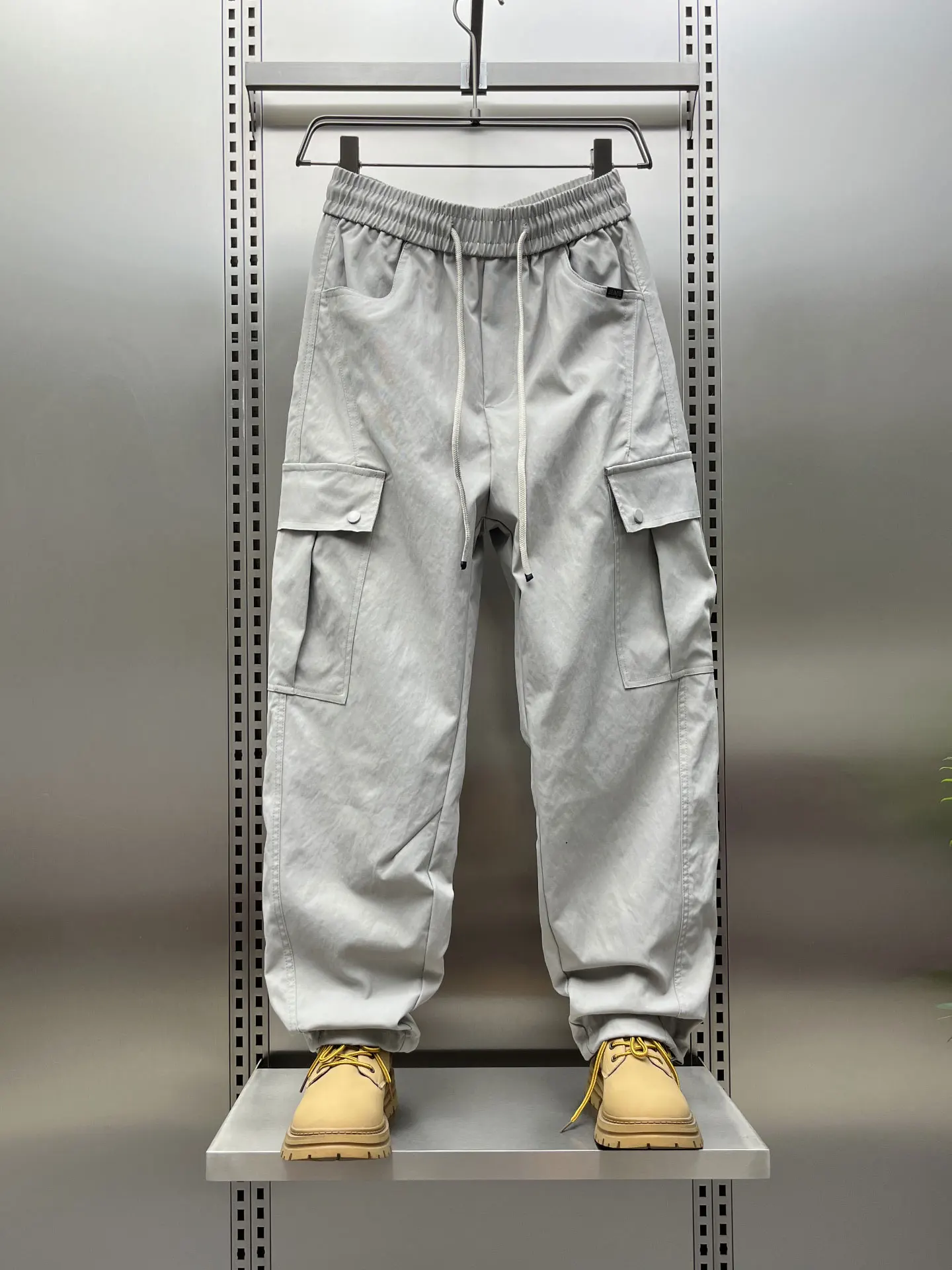 

Мужские брюки для активного отдыха, осенние, новые, повседневные, свободные, прямые, модные, универсальные, широкие штанины