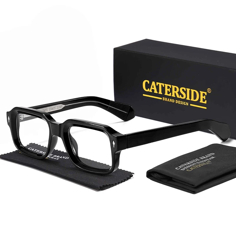 CATERSIDE Neue Retro-Sonnenbrille für Herren mit kleinem quadratischem, dickem Rahmen für Damen, Outdoor, Reisen, Strand, Dekoration, modische Brille, UV400 – Detail 6