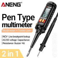 ANENG A3010 Digital Multimeter Pen-Type 4000 Counts AC/DC Voltage True-RMS  Multi Digital Auto Range Tester LCD Electrician Tool