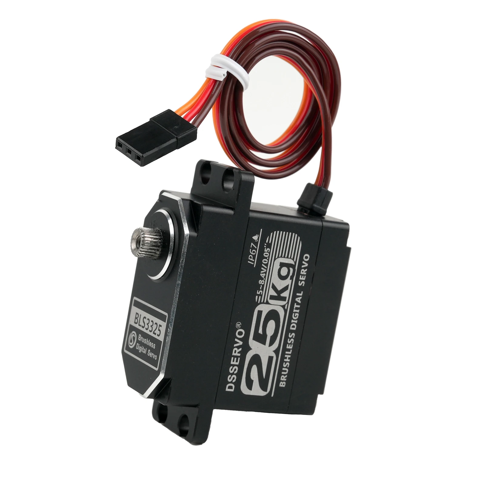 DSSERVO BLS3325 25KG Brushless Digital Servo IP67 Waterproof Full Metal Shell High Torque Motor For RC Baja Car Crawler Robot - view 4