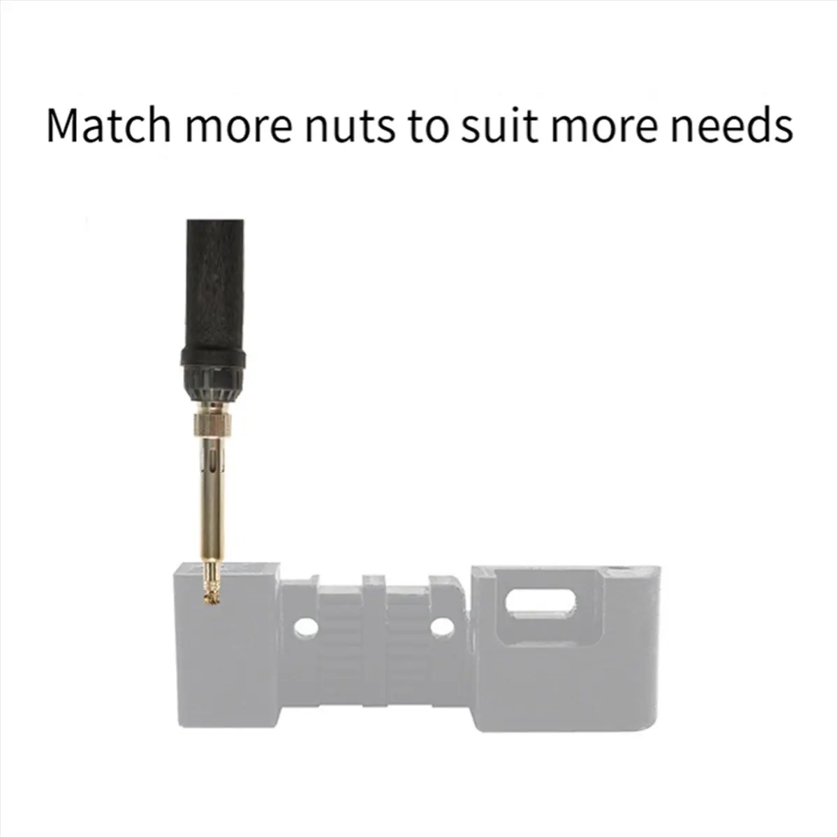 (B63C) 3D Printer Hot Melt Heat Knurled Embed Brass Insert Nut M2/M2.5/M3/M4/M5/M6 345pcs W/7pcs Heat-Set Insert Tip for VORON