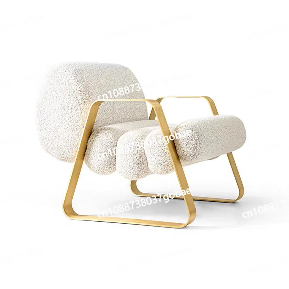 

Furniture Single Sofa Light Luxury Superior Living Room Model Room Hotel Furniture