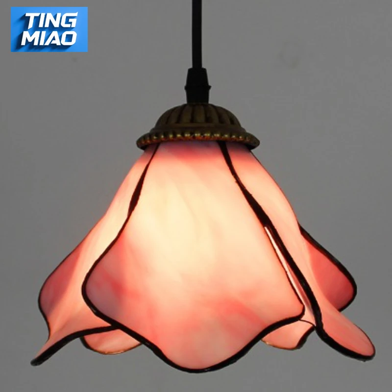 French Stained Glass Pendant Lights Vintage Mediterranean Turkish Mosaic Lamp for Kitchen Living Room Bedroom Home Art Decor