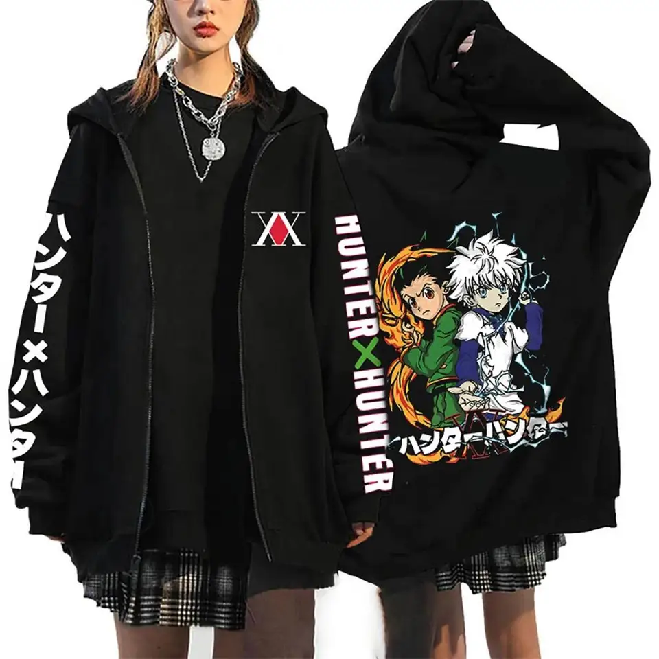 Anime Hunter X Hunter Hoodies Killua Zoldyck Sweatshirts Hisoka