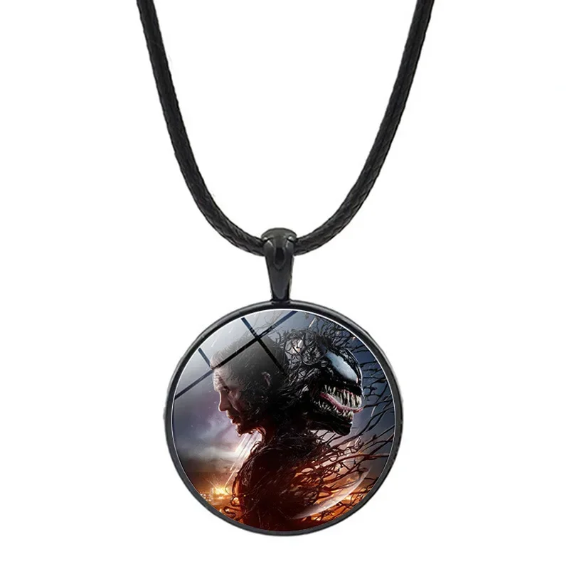 Disney Venom: The Last Dance Marvel Necklace Accessories Versatile Pendant Jewelry Sweater Chain Kids Gifts Childrens