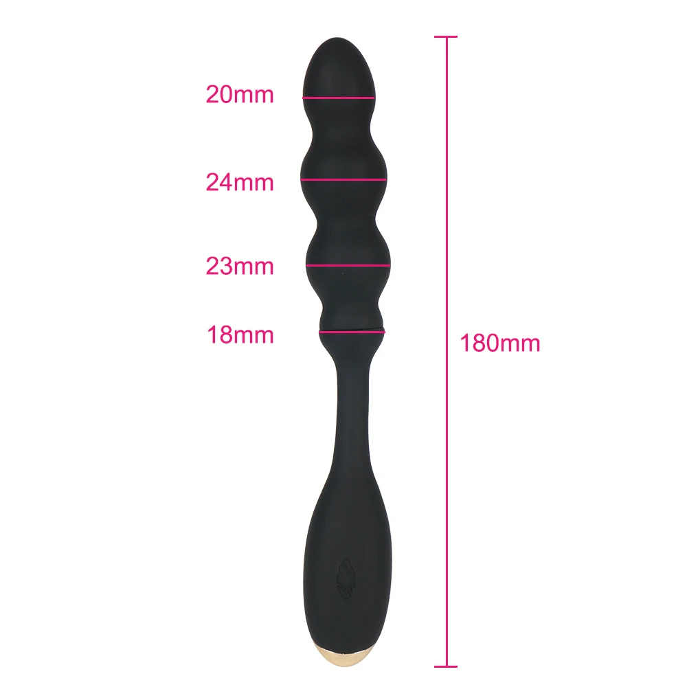 20-24mm Beads Vibrators Anal Plug For Women Vaginal Nipple Clit Stimulator Men 18 Prostate Massager Sex Toys Female Masturbator