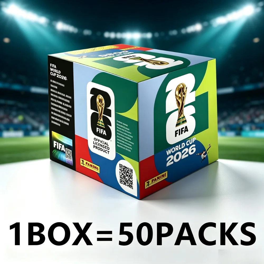 Panini 2026 World Cup sticker pack gift for young football fans football collection player stickers 50 packs complete album