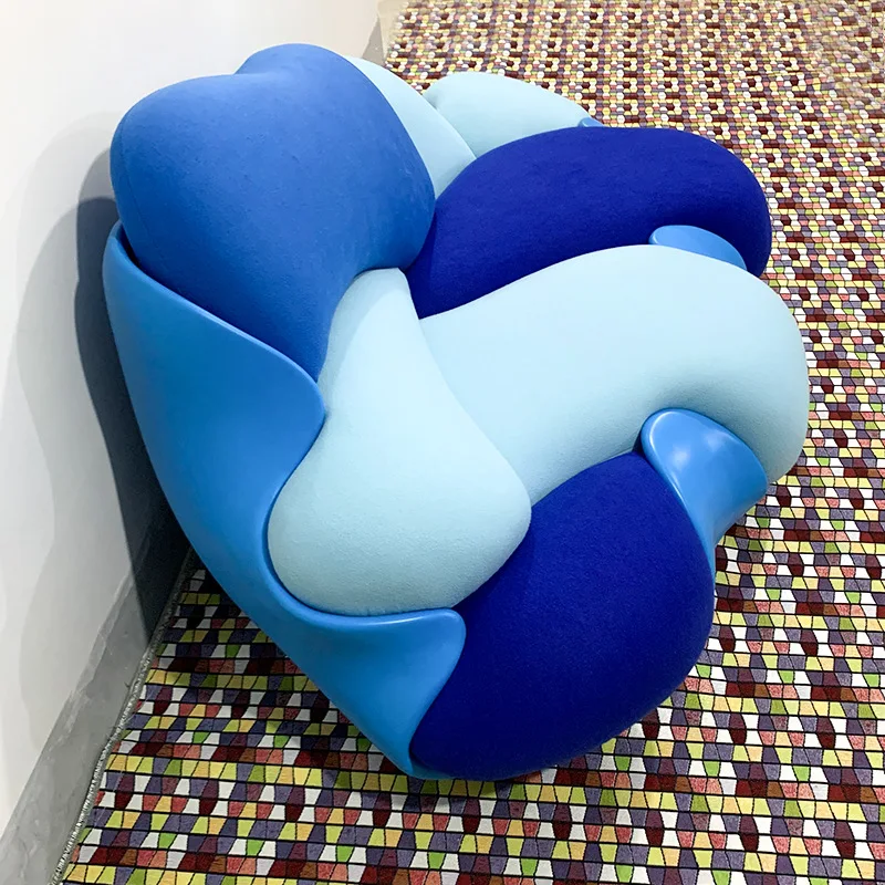 Italian minimalist creative special-shaped fiberglass designer replica sofa