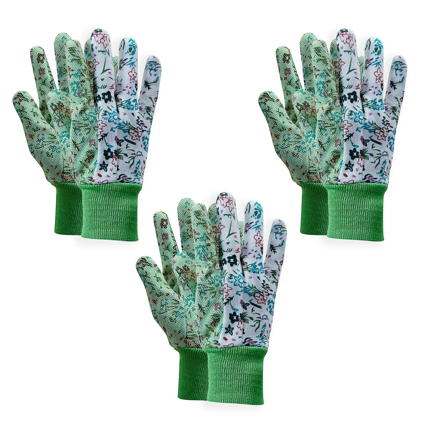 3 пары, женские перчатки для садоводства