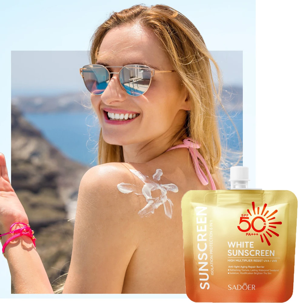 SPF50+ For Sunscreen Cream Moisturizing Nourishing Refreshing Sunscreen Long-lasting Sun Protection Summer Care