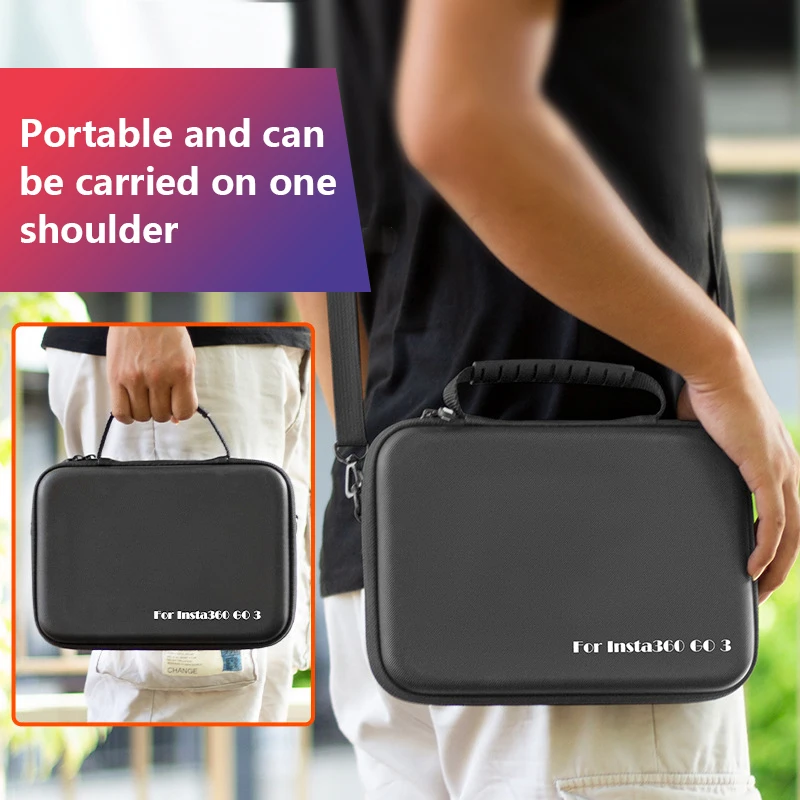 Для Insta360 GO 3 сумка для хранения камеры с большим пальцем Портативная сумка на одно плечо сумка через плечо защитная коробка для переноски аксессуары